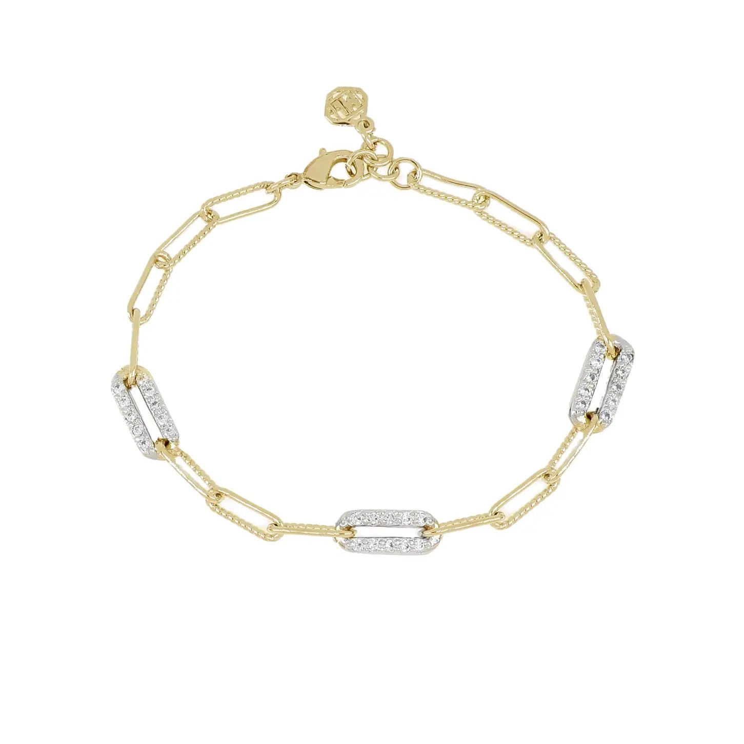 Buy Dries Van Noten Stone Curb Chain Bracelet 'Black' - 232