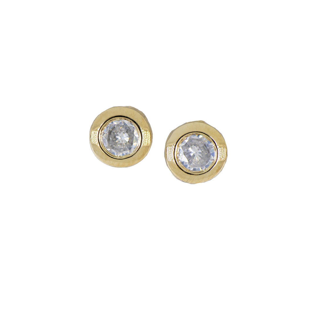 Diamante Bezel 6MM Post Earring John Medeiros Jewelry Collections