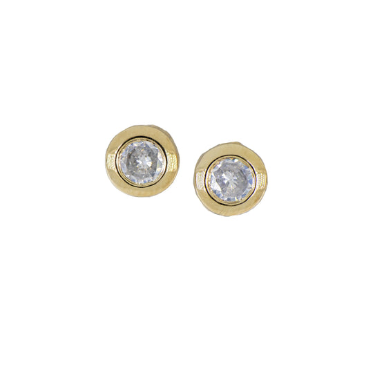 Diamante Bezel 6MM Post Earring John Medeiros Jewelry Collections