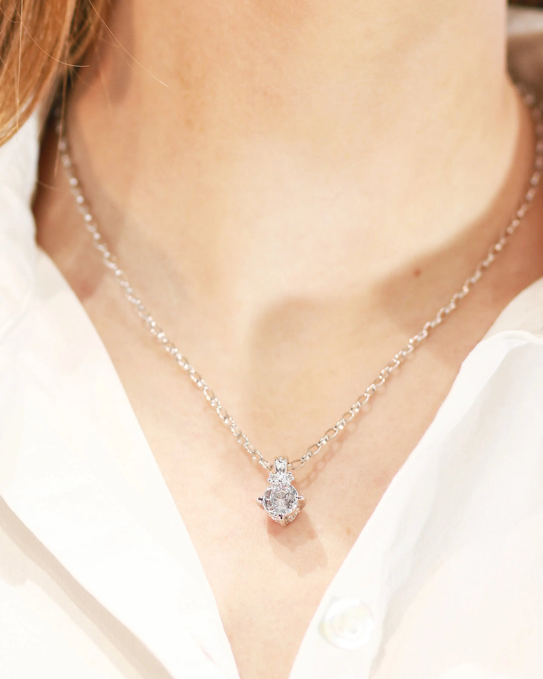 Diamante - CZ 2 Carat 120 Facet, Necklace John Medeiros Jewelry Collections