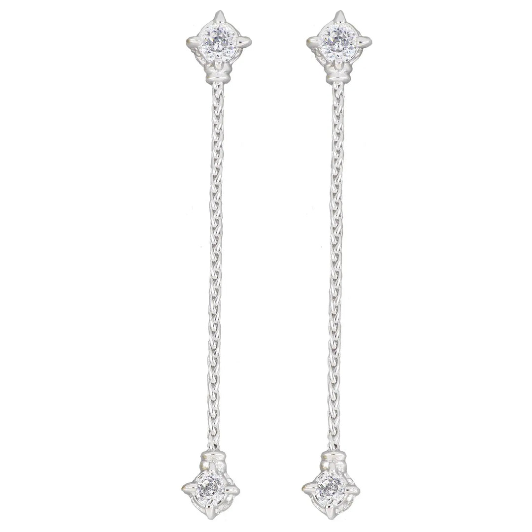 Diamante Cluster 104 - 2" Dangle Post Earrings John Medeiros Jewelry Collections