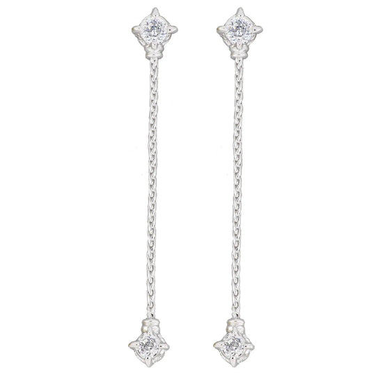 Diamante Cluster 104 - 2" Dangle Post Earrings John Medeiros Jewelry Collections