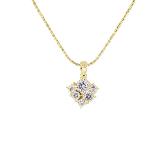 Diamante Cluster 104 - 6 Stone Pendant John Medeiros Jewelry Collections