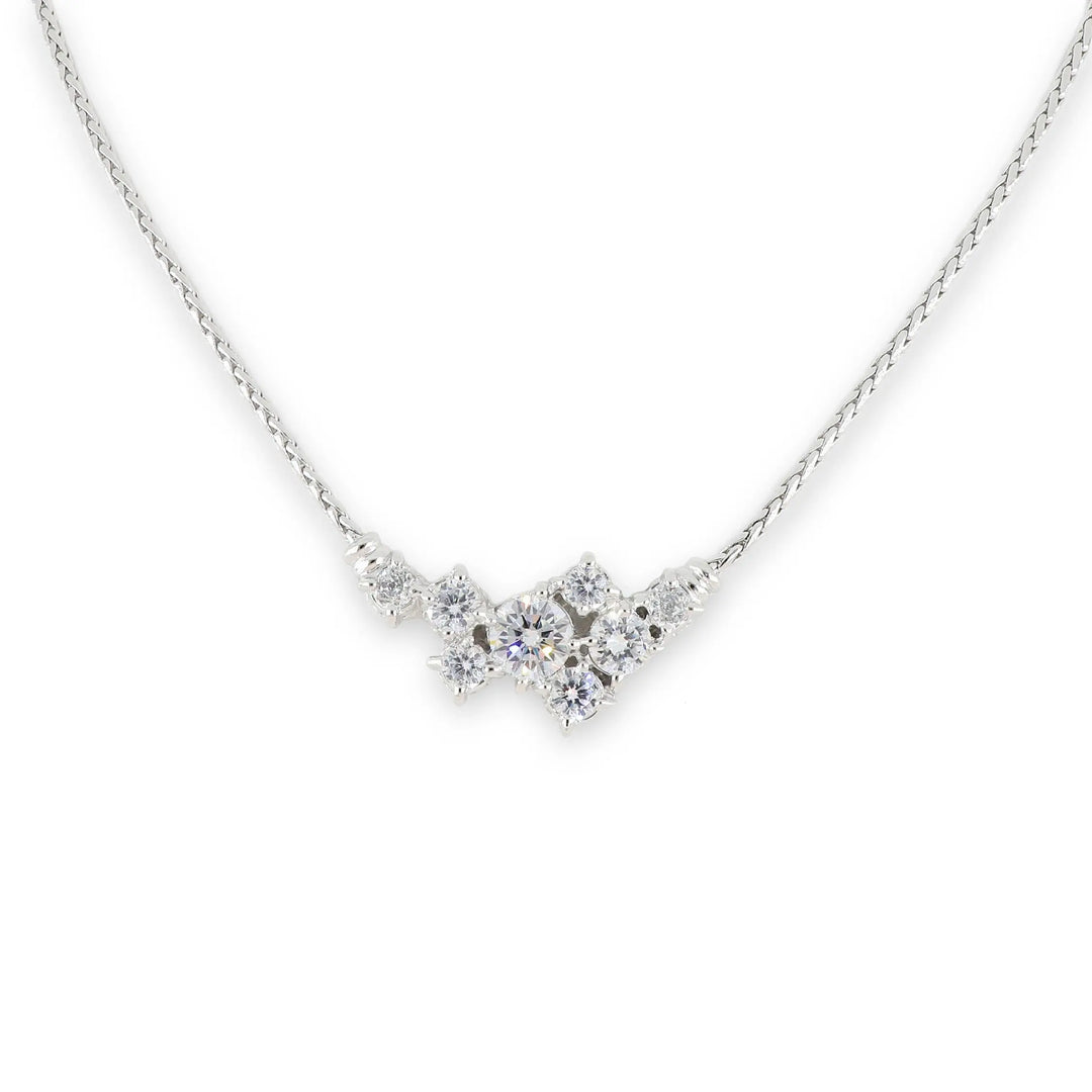 Diamante Cluster 104 - 8 Stone Necklace John Medeiros Jewelry Collections