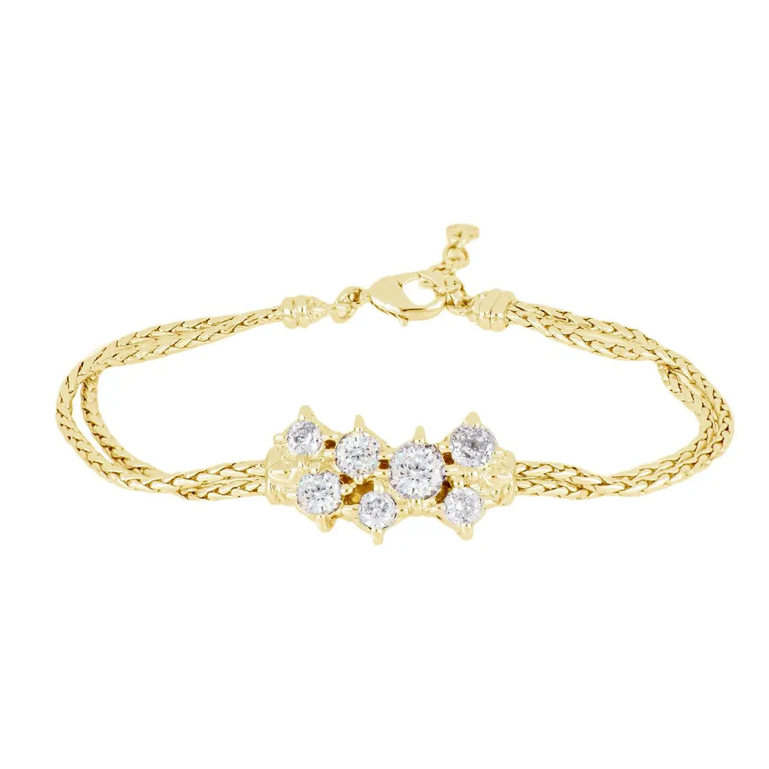 Diamante Cluster 104 - Double Strand Bracelet John Medeiros Jewelry Collections