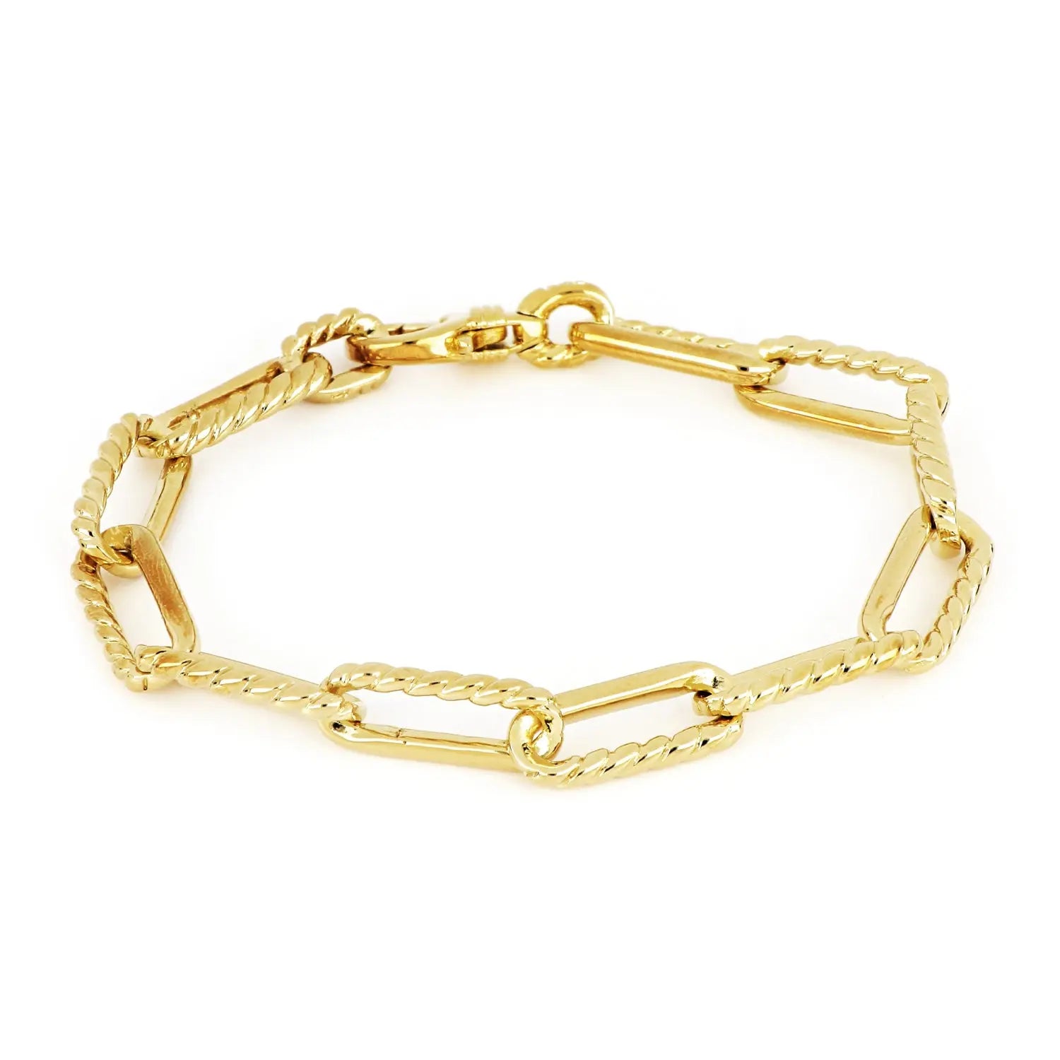 通販 送料無料  Link Large JM - Diamante Bracelet Jewelry Medeiros John – アクセサリー