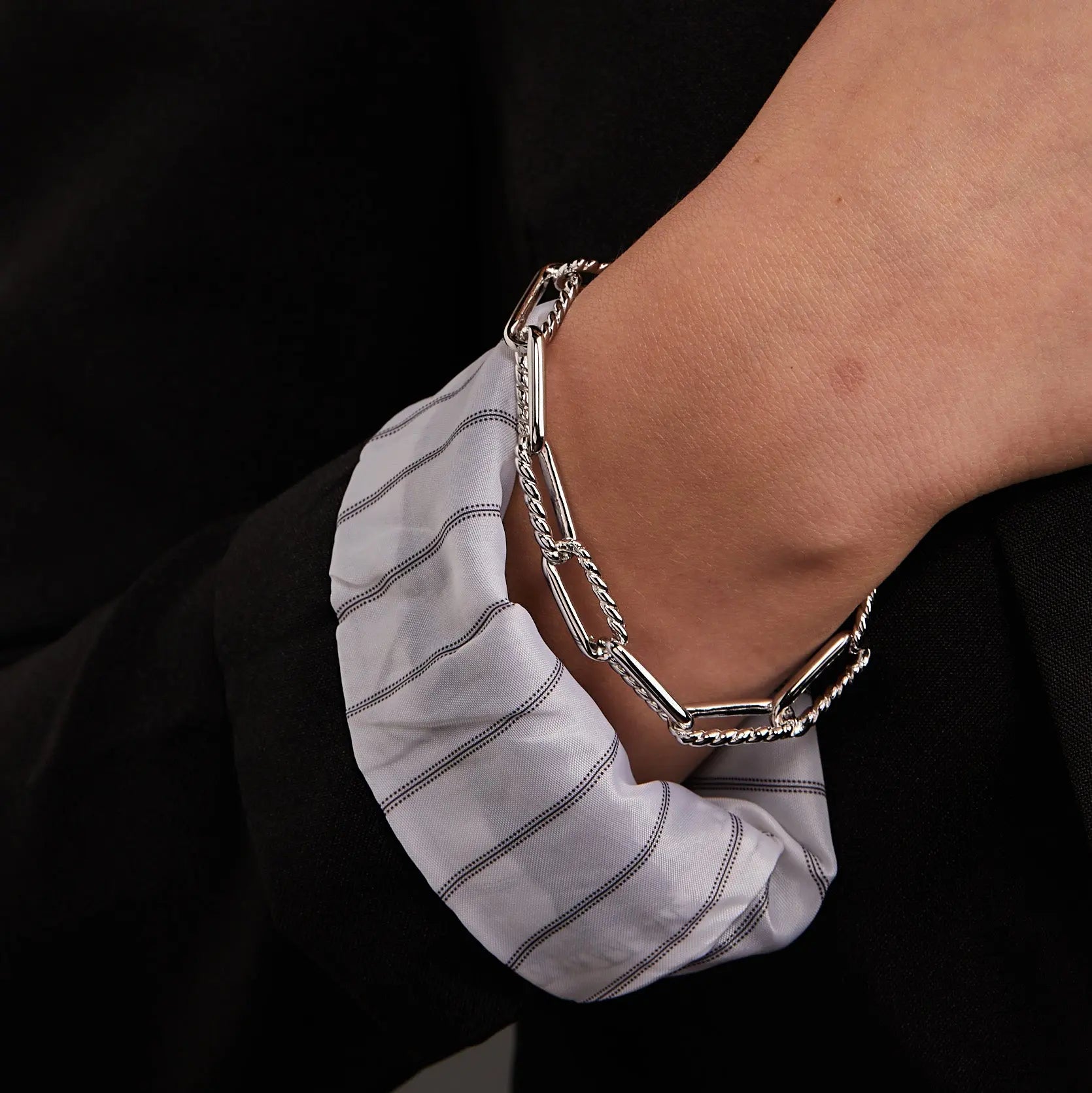 Diamante - JM Large Link Bracelet - Stylish and Elegant – John