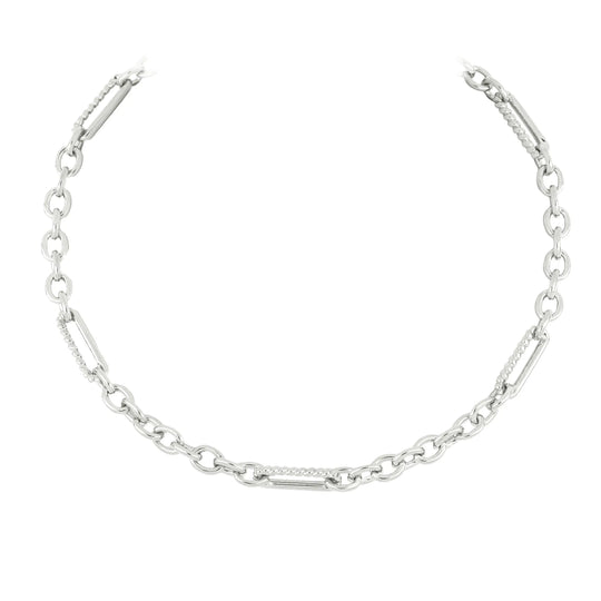Diamante - JM Large & Small Links Necklace John Medeiros Jewelry Collections