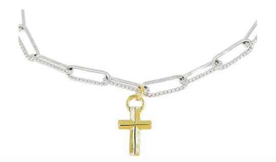 Diamante Necklace Cross 16-18" John Medeiros Jewelry Collections