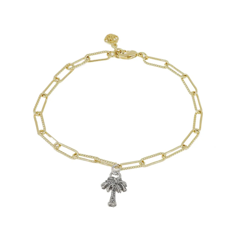 Diamante - Palm Tree Charm Bracelet John Medeiros Jewelry Collections