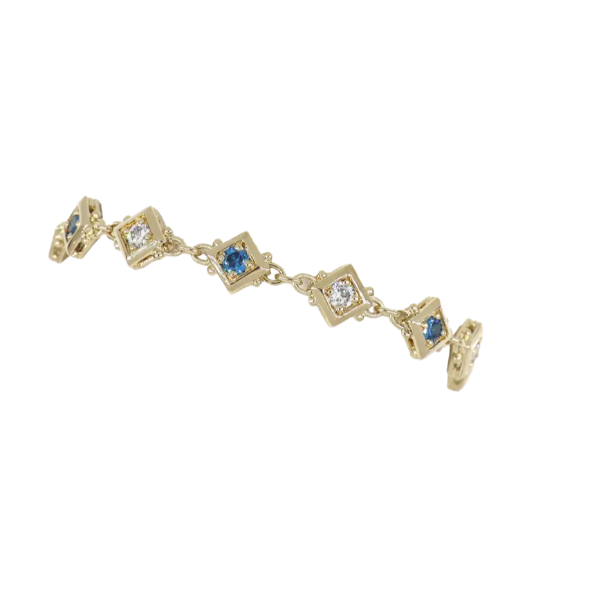 Gilded Collection 11 Stone Tennis Bracelet 7" John Medeiros Jewelry Collections