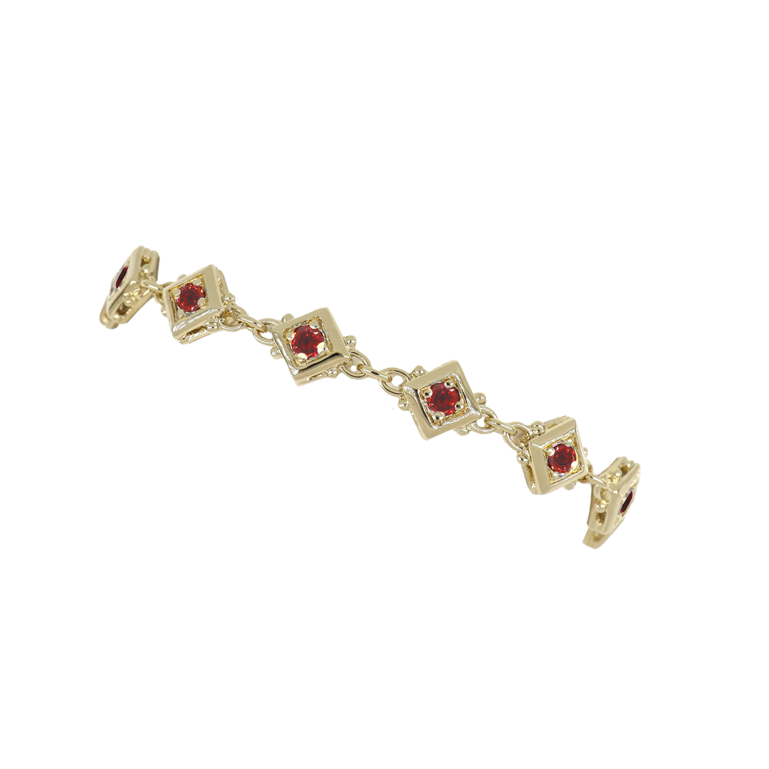 Gilded Collection 11 Stone Tennis Bracelet 7" John Medeiros Jewelry Collections