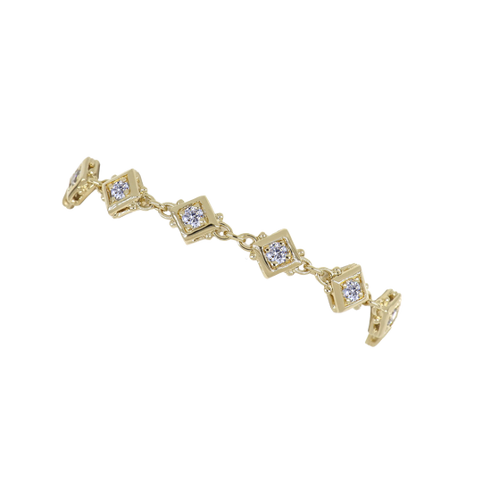 Gilded Collection 11 Stone Tennis Bracelet 7" John Medeiros Jewelry Collections