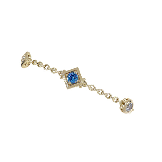 Gilded Collection 3 Stone Multi Shape Bracelet 7" John Medeiros Jewelry Collections