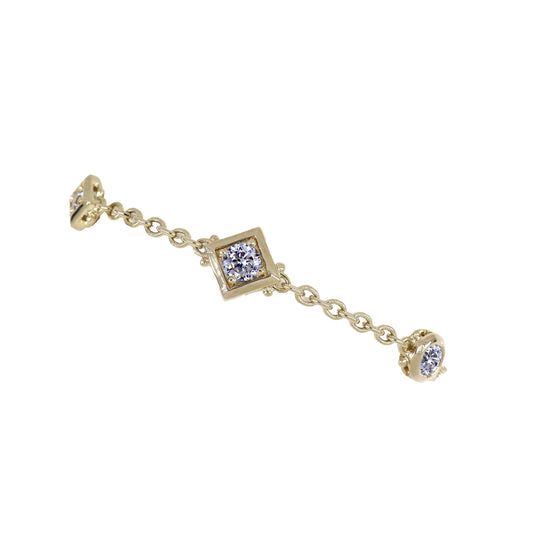Gilded Collection 3 Stone Multi Shape Bracelet 7" John Medeiros Jewelry Collections