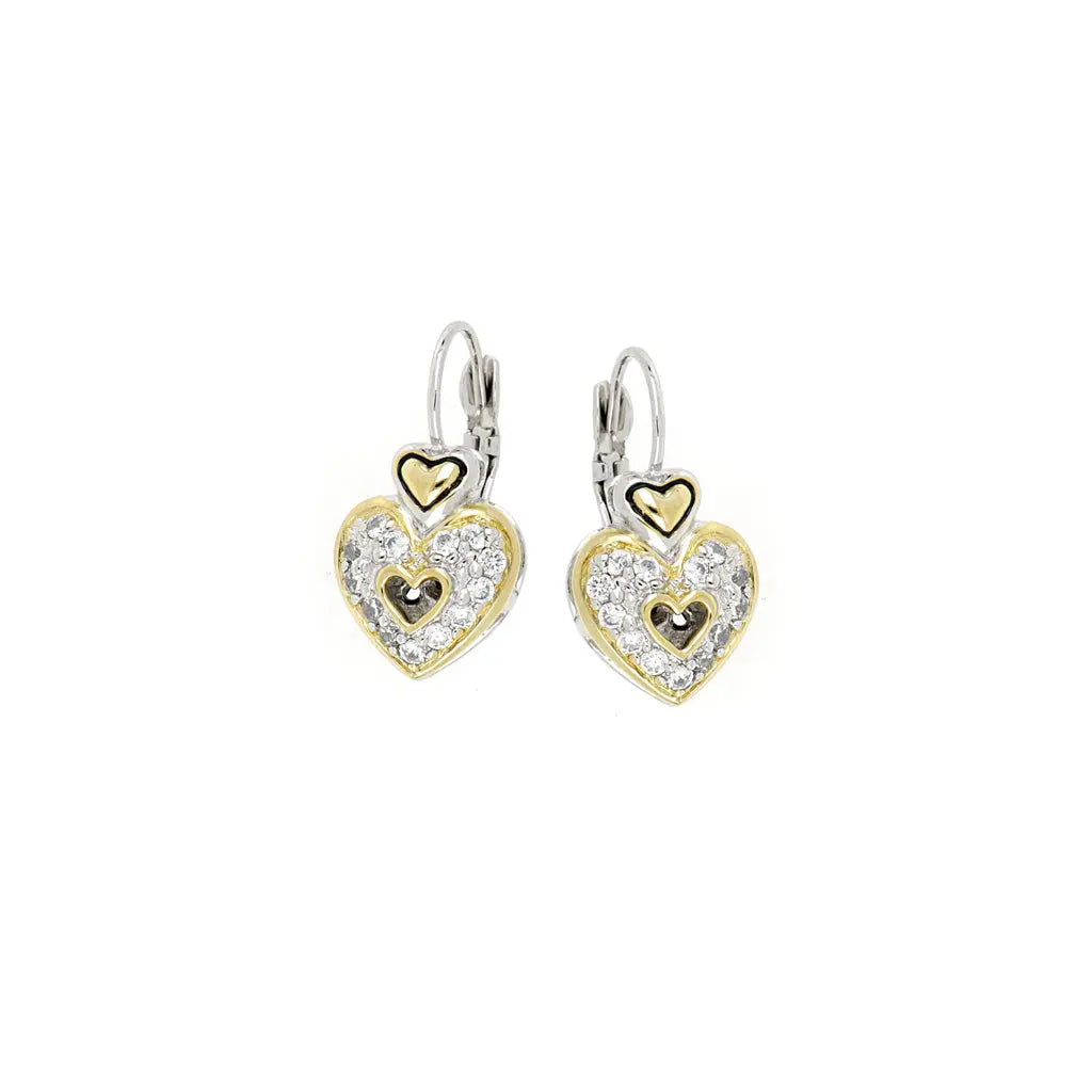 Heart Collection - Pavé French Wire Earrings John Medeiros Jewelry Collections