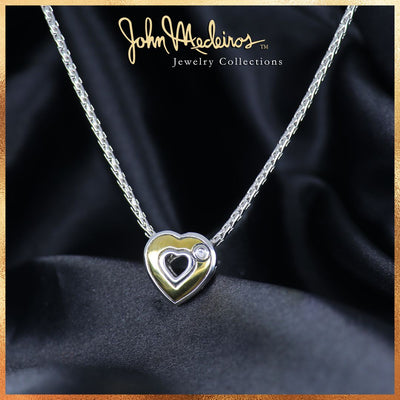*Retired* Heart Collection Solid Heart Pendant Necklace