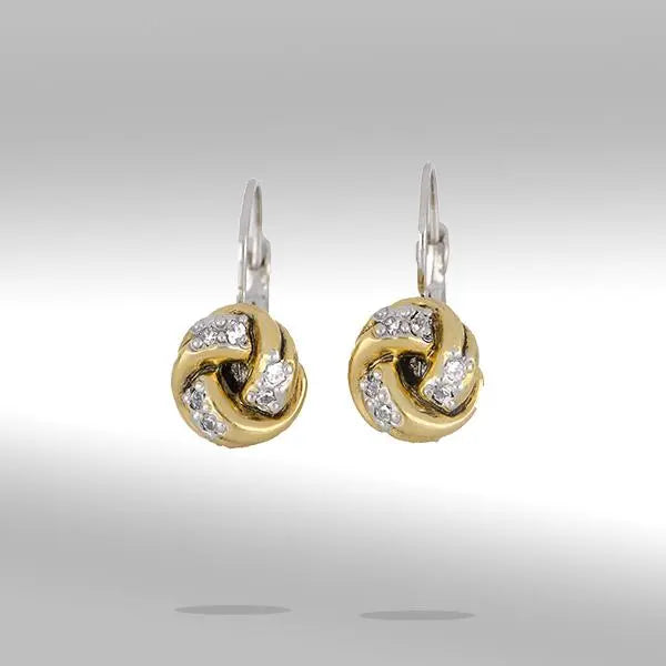 Infinity Love Knot Collection Pave French Wire Earrings John Medeiros Jewelry Collections
