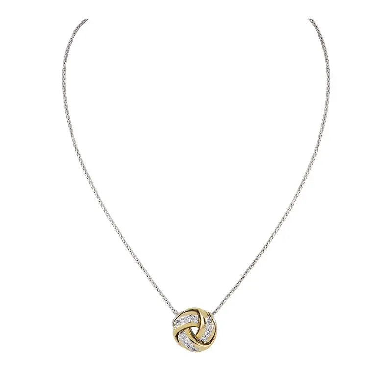 Infinity Love Knot Collection - Pavé Slider Necklace John Medeiros Jewelry Collections