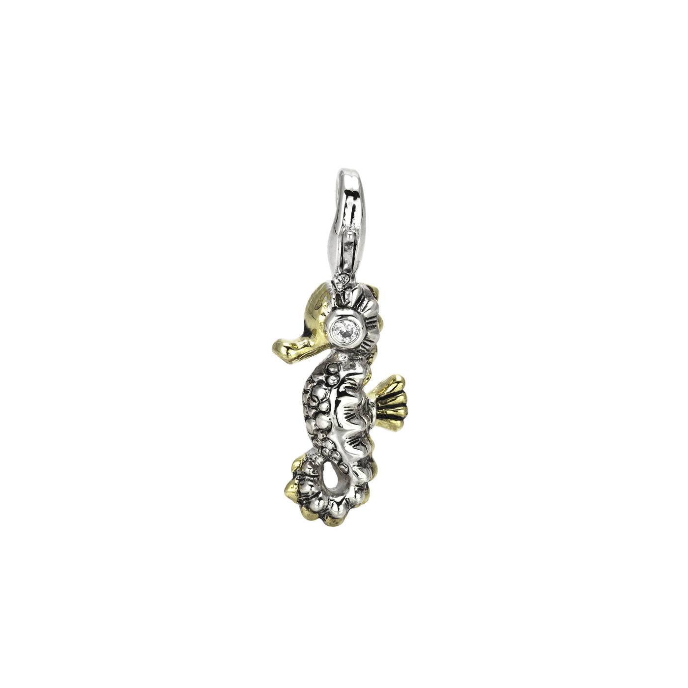 *Retired* Ocean Images Seaside Collection Little Inspirations Seahorse Clip Charm