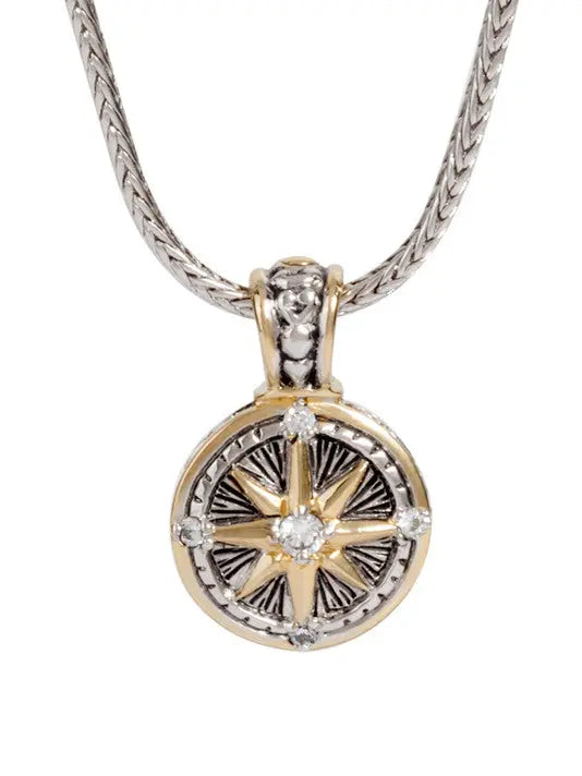 Little Inspirations - Compass Slider Charm Necklace John Medeiros Jewelry Collections