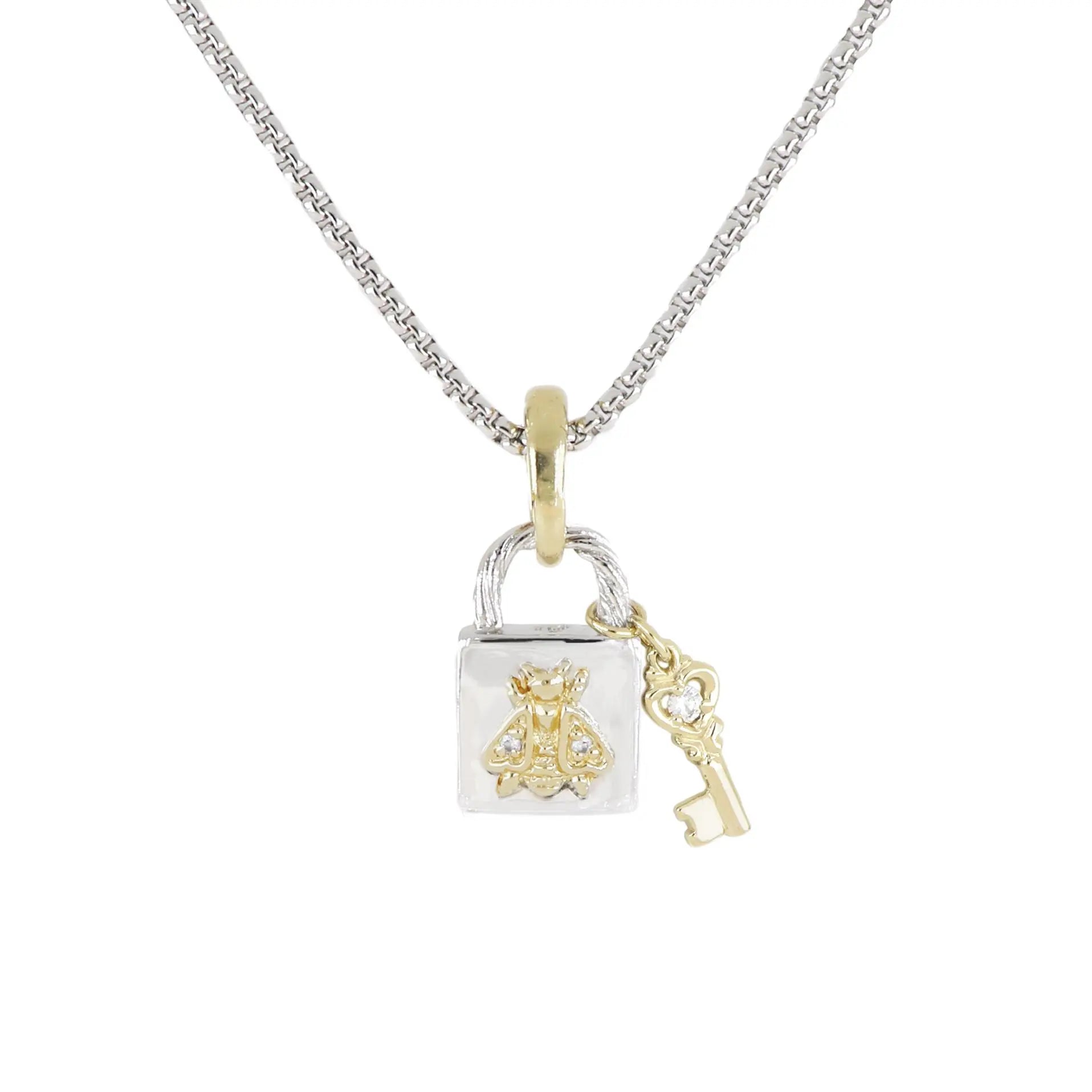 アクセサリー keboz necklace Lock & Key Necklace - Queen Bee Design – John Medeiros Jewelry