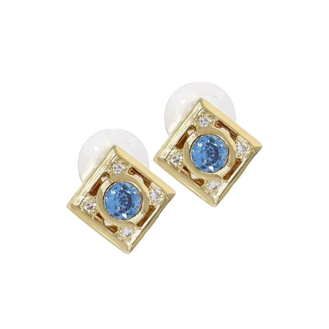 Gilded Collection Diamond Shape Post Earrings - John Medeiros Jewelry Collections