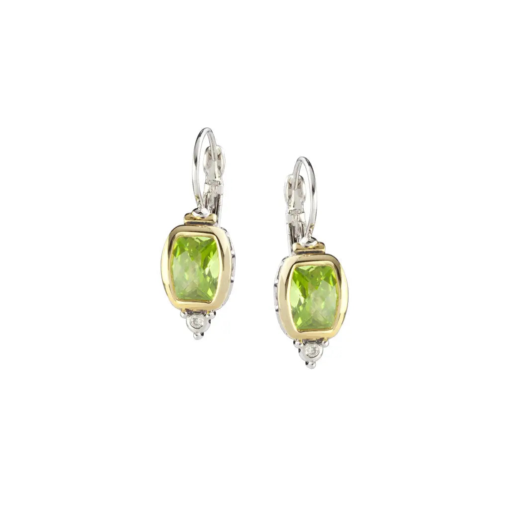 Nouveau Collection - Barrel Cubic Zirconia French Wire Earrings John Medeiros Jewelry Collections