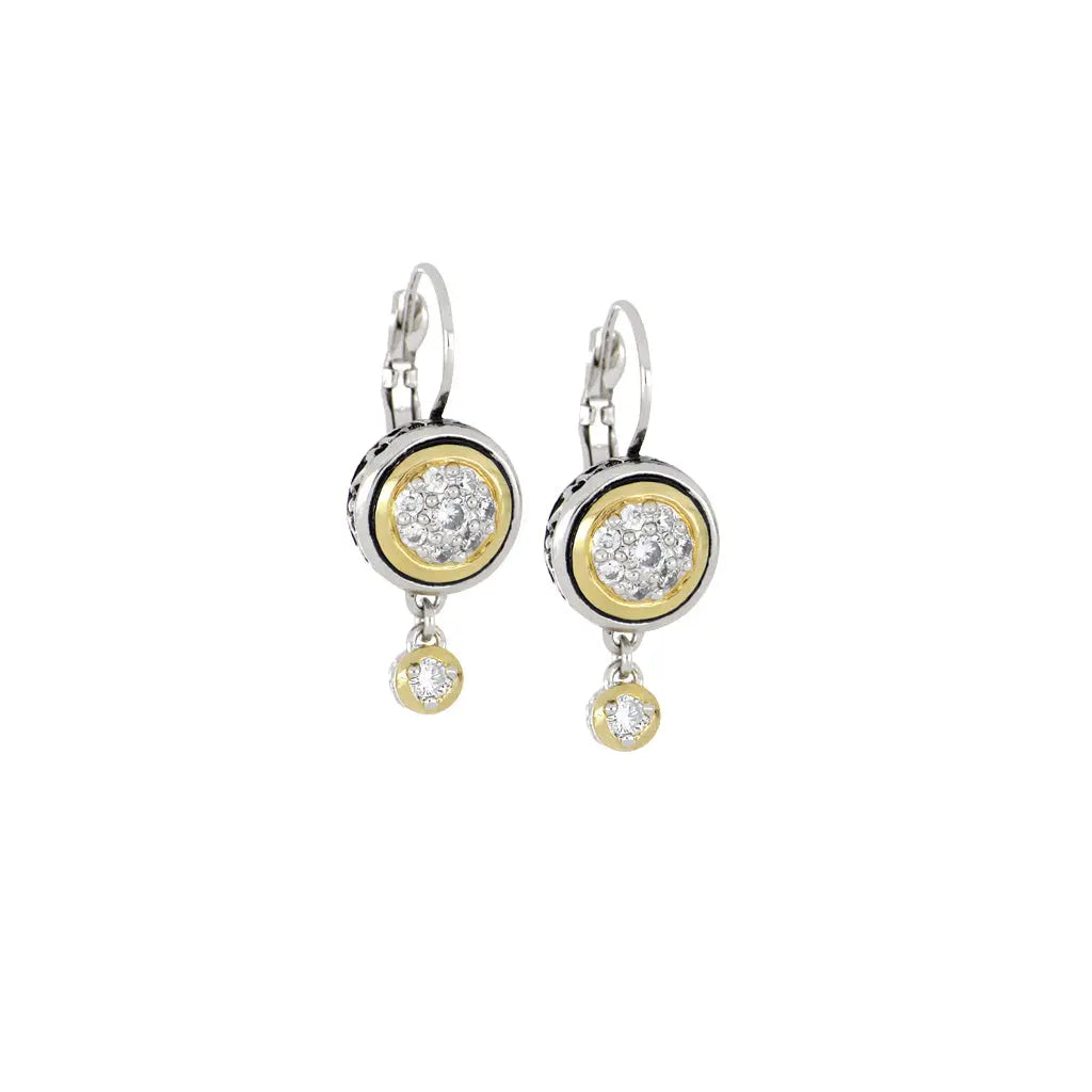 Oval Link Collection - Lanna Pavé French Wire Drop Earrings John Medeiros Jewelry Collections