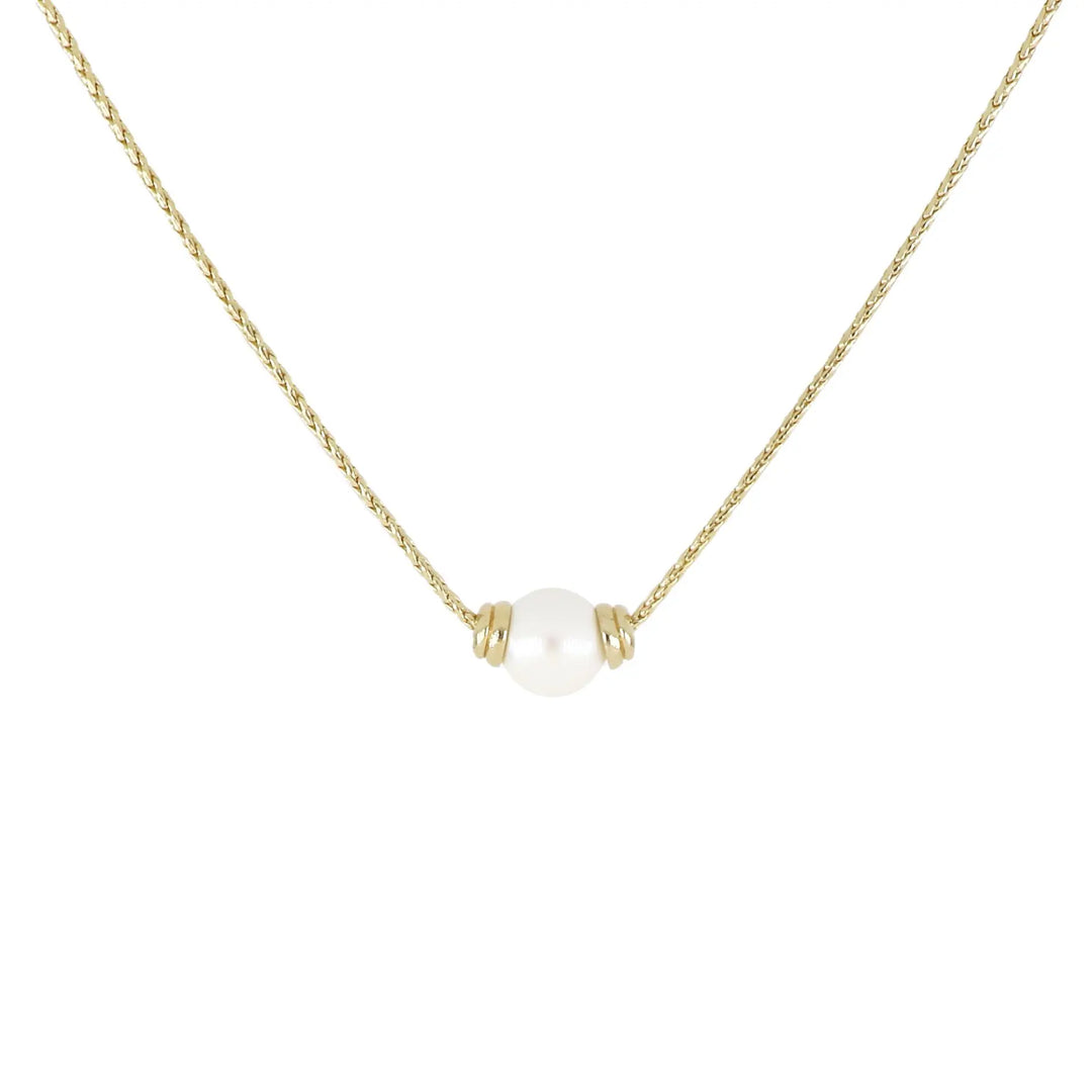 Pérola Collection - Single Pearl Gold Necklace John Medeiros Jewelry Collections