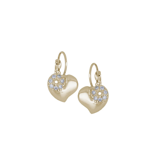 Puffed Heart French Wire Earring John Medeiros Jewelry Collections