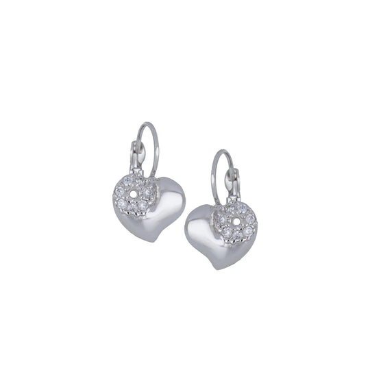Puffed Heart French Wire Earring John Medeiros Jewelry Collections