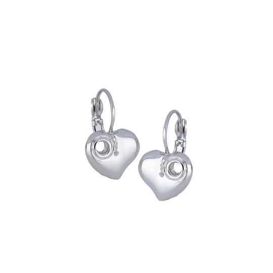 Puffed Heart French Wire Earring John Medeiros Jewelry Collections