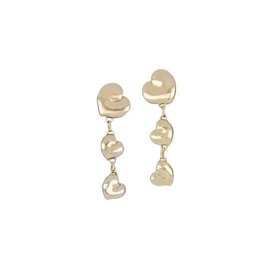 Puffed Heart Multi Drop Earrings John Medeiros Jewelry Collections