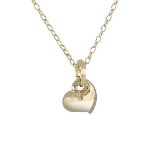 Puffed Heart Pendant Necklace 18-20” John Medeiros Jewelry Collections