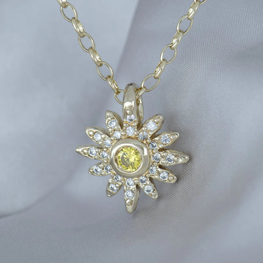 Sunshine CZ Yellow Necklace John Medeiros Jewelry Collections