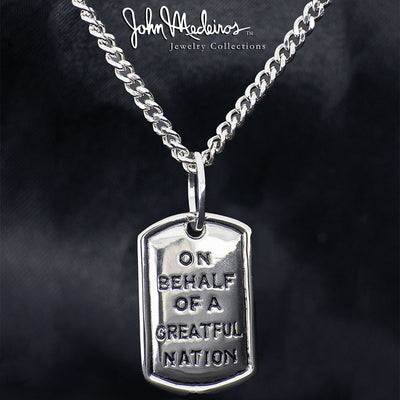 *Retired* Celebration Collection Memorial Tag Necklace