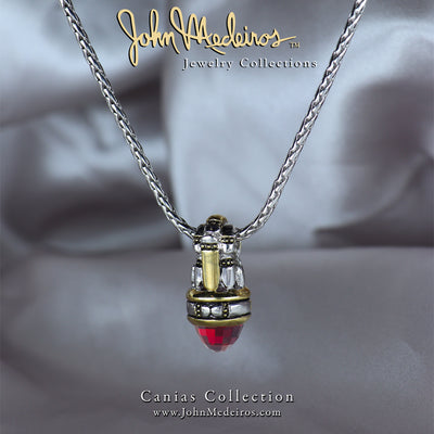 *Retired* Canias Cor Collection - Garnet Pendant Necklace