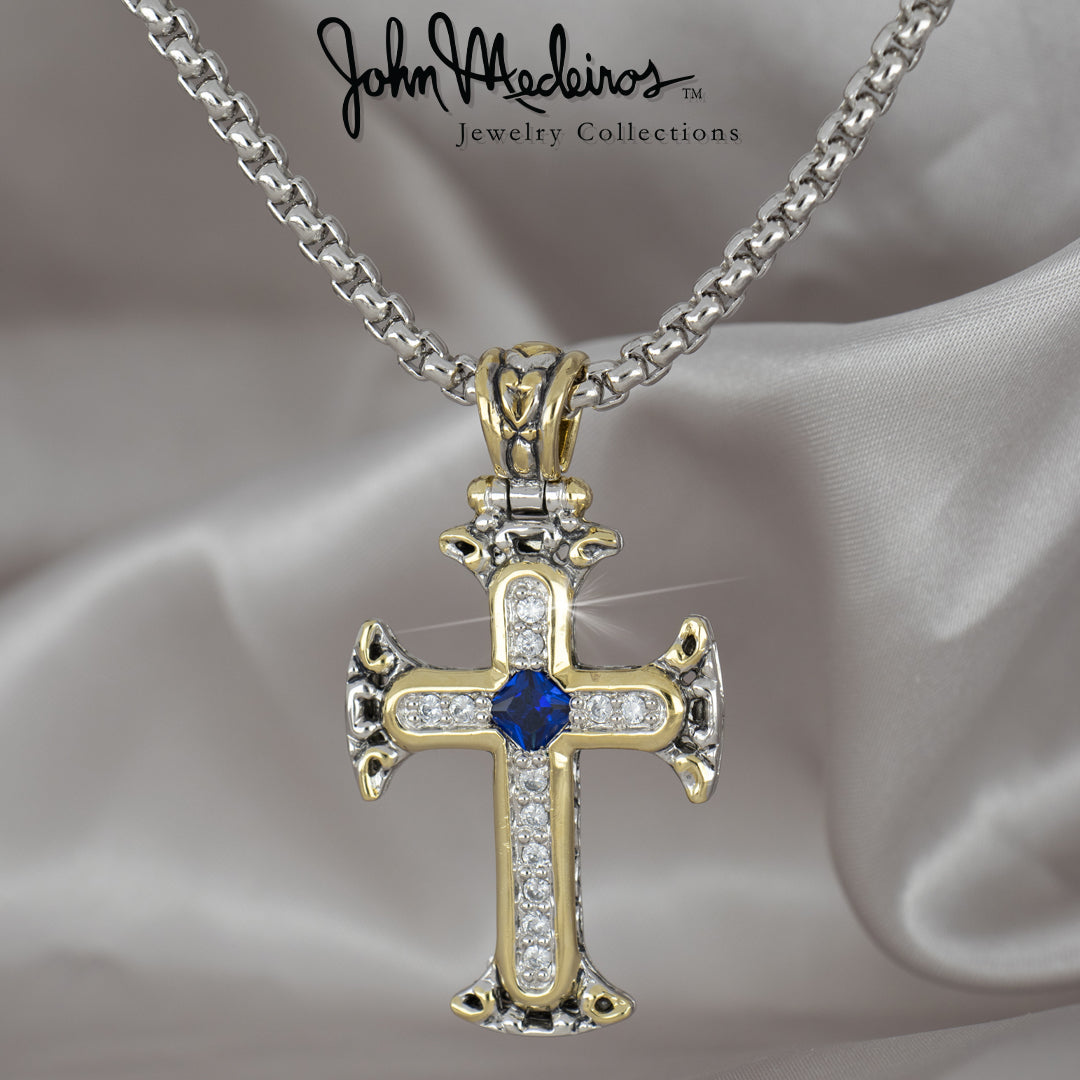 *Retired* Celebration Collection Pavé Cross Necklace