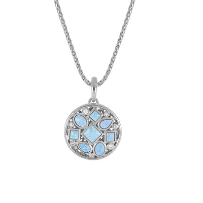 Opalas do Mar Collection - 8 Blue Opal Necklace