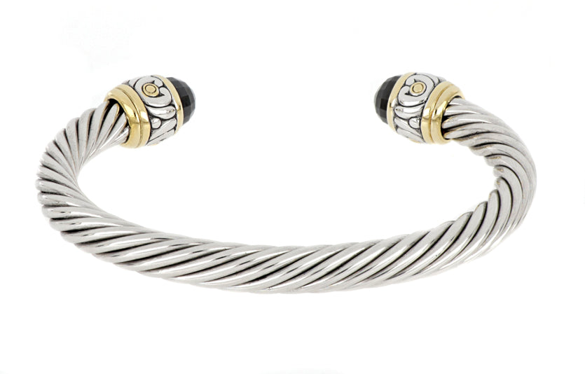 Nouveau Large Wire Cuff Bracelet - John Medeiros Jewelry Collections