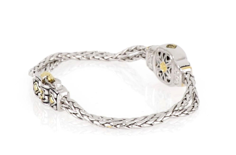 Nouveau Double Strand Oval Bracelet - John Medeiros Jewelry Collections