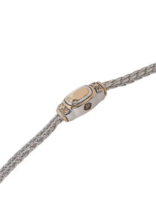 Nouveau Collection - Gold Dome Double-Strand Bracelet