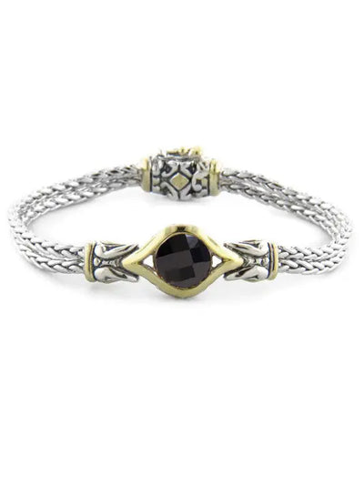 Oval Link Collection Double Strand Bracelet - 7"
