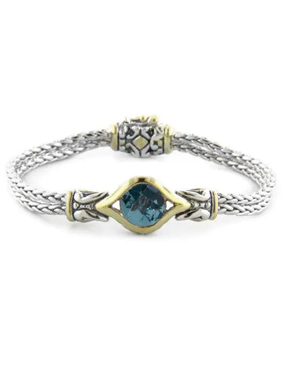 Oval Link Collection Double Strand Bracelet - 7"