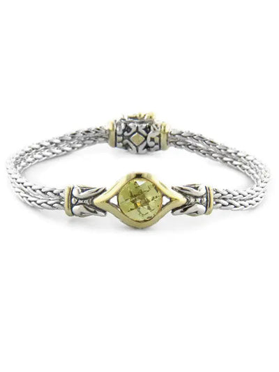 Oval Link Collection Double Strand Bracelet - 7"