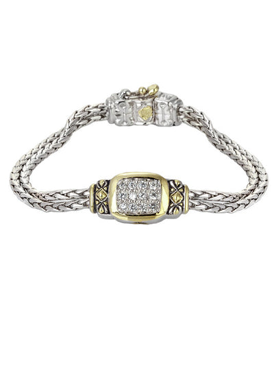 Nouveau CZ Double Strand Bracelet - John Medeiros Jewelry Collections