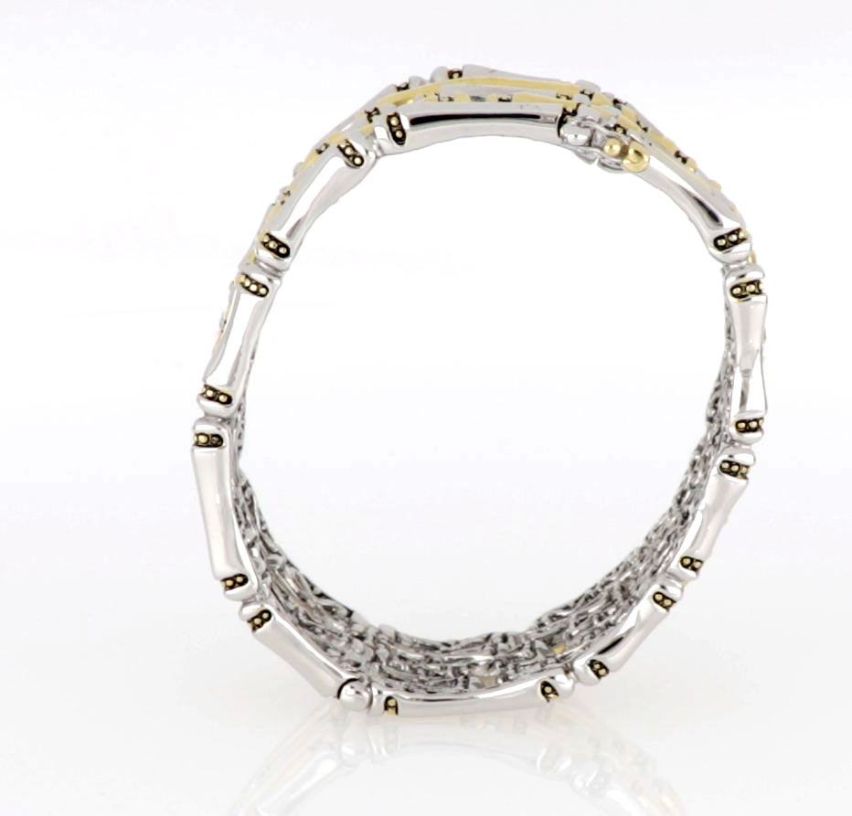 Canias Original Collection Five Row Hinged Bangle Bracelet