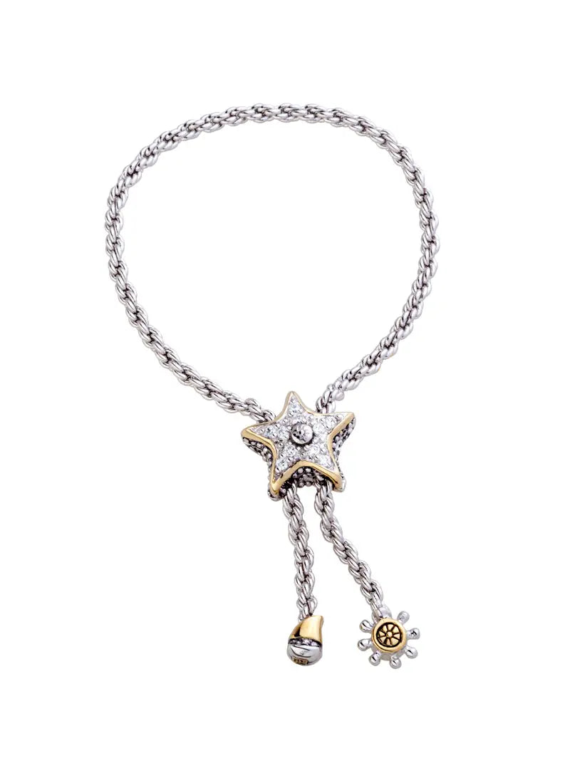Celebration Pavé Starfish Adjustable Bolo Bracelet