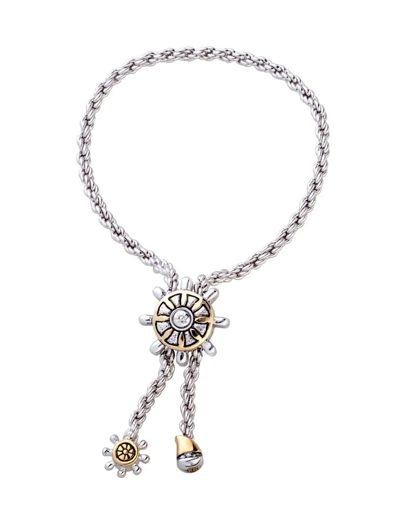 Celebration Ship's Wheel Adjustable Bolo Bracelet